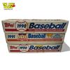 Image 1 : Unopened Boxes of MLB Baseball Cards 1990 Topps x2 and 1991 Topps Sets