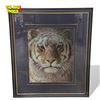 Image 1 : Robert Bateman Tiger At Dusk Framed Print 31.5"x35"