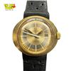 Image 1 : Omega Geneve Dynamic Wristwatch w Gold Plated Case & Leather Strap Working 1st Gen Automatic