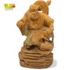 Image 1 : Chinese Wood Root Carved Statue of Zhong Kui "The Ghost Catcher" 8" Tall Feng Shui Taoist