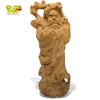 Image 1 : Chinese Wood Root Carved Statue of Shou Xing 10" Tall Feng Shui Taoist