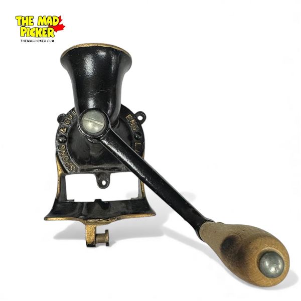 Antique Spong & Co LTD No 1 Coffee Grinder Made in England