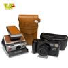 Image 1 : Vintage Polaroid SX-70 & Canon Zoom Sure Shot Camera