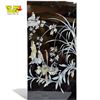 Image 1 : Vietnamese Mother-Of-Pearl Inlay Lacquer Panel .16x32"