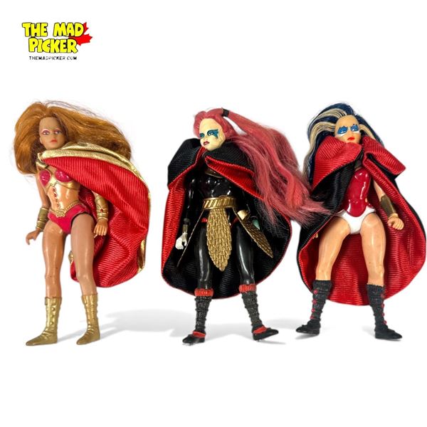 3x She Ra 6" Collectable Action Figures Circa 1984