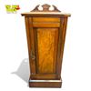 Image 1 : Victorian Style Bedside Cabinet/Cupboard in Walnut 13.5x12.5x38"