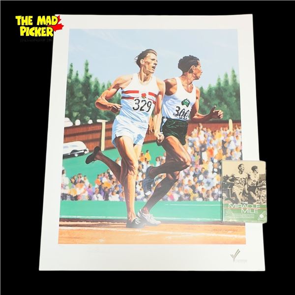 Miracle Mile 1954 Signed LE Print w/ DVD Bannister & Landy Vancouver 40th Anniversary