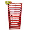 Image 1 : Automotive Parts Store Display Red Metal Shelving on Wheels 64 x 30 x 20"