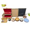 Image 1 : Vintage Variety: Containers, Jewelry Box, & Picture Frames