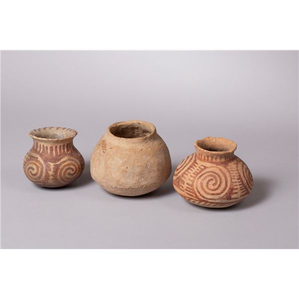 Three Hohokam Pots, Ca 1150 - 1500 AD