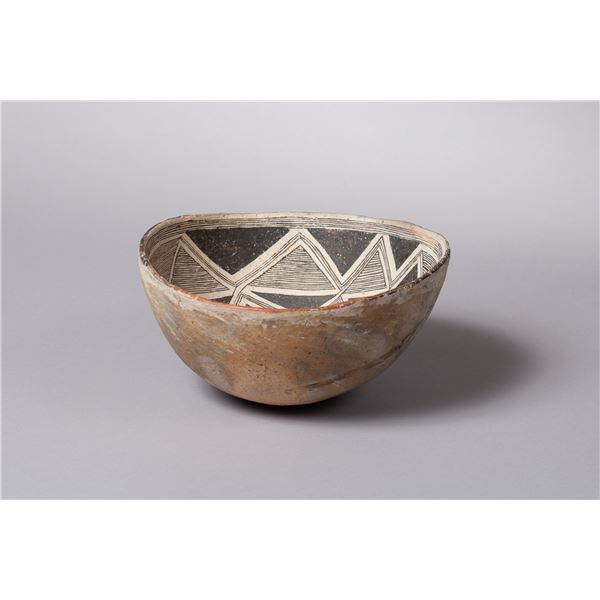Classic Mimbres Geometric Bowl, Ca 1000 - 1130 AD