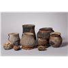 Image 1 : Collection of Nine Assorted Pots in Various States of Condition Including a Scarce Mesa Verde Corrug