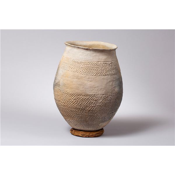 Interesting Corrugated Chaco Olla, Ca 1000 - 1150 AD