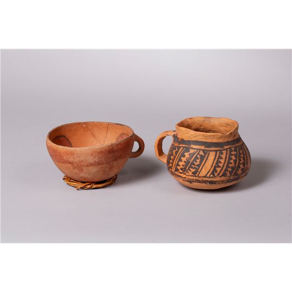 Two Anasazi Polychrome Bowls including a Citadel example, Ca 1040 - 1200 AD