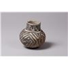 Image 11 : Two Black and White Anasazi Items: A Pot and A Canteen, Ca 1100 - 1300 AD