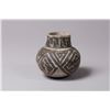 Image 7 : Two Black and White Anasazi Items: A Pot and A Canteen, Ca 1100 - 1300 AD