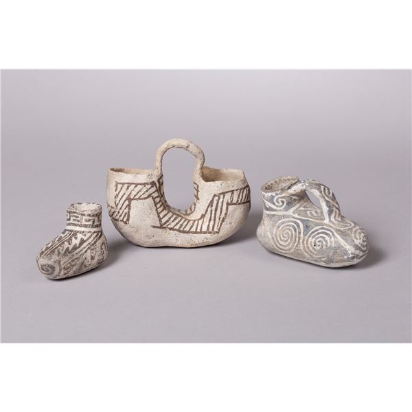 Group of Three Anasazi Pots in Excellent Condition, Ca 1100-1450 AD