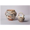 Image 1 : Two Acoma Pots Including a Wedding Pot by Lupe Paytiamo and Pot by S. Martinez