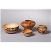Image 2 : Collection of Four Hopi Redware Polychrome Pots