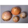 Image 4 : Collection of Four Hopi Redware Polychrome Pots