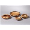 Image 3 : Group of Four Hopi Redware Polychrome Bowls