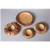 Image 4 : Group of Four Hopi Redware Polychrome Bowls