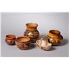 Image 3 : A Collection of Five Hopi Redware Polychrome Vessels