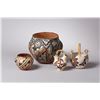 Image 1 : Group of Four Vintage Acoma Polychrome Pots, Ca 1920-50s