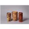 Image 2 : Group of three Hopi Pueblo Polychrome Historic Pottery Cylinders
