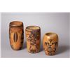 Image 2 : Group of Three Hopi Polychrome Redware Pottery Cylinders