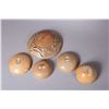 Image 3 : Group of Five Vintage Hopi Polychrome Pottery Bowls