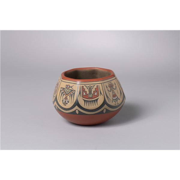 Santa Clara Polychrome Bowl, Margaret Gutierrez (1936-2018) and Luther Gutierrez (1911-1987)