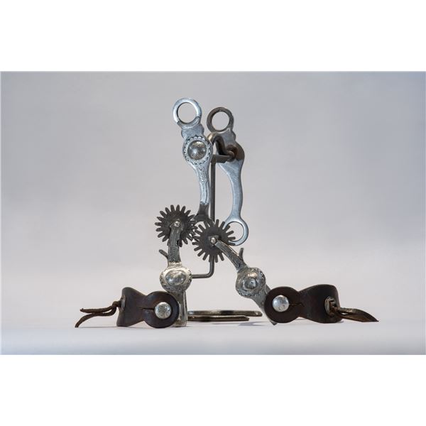 Crockett Renalde matching Bit & Spurs