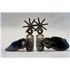 Image 1 : Mexican Inlaid Double Mounted Spurs