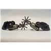 Image 2 : Mexican Inlaid Double Mounted Spurs
