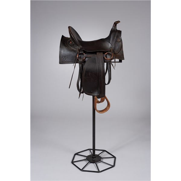 High Back Saddle with Sam Stagg Rigging
