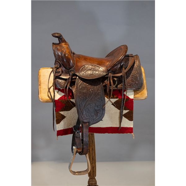 Child's Saddle with Saddle Blanket