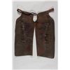 Image 5 : Rare Vintage Hamley & Co Studded Chaps with Whirling Log Symbols, Ca 1910-1920s