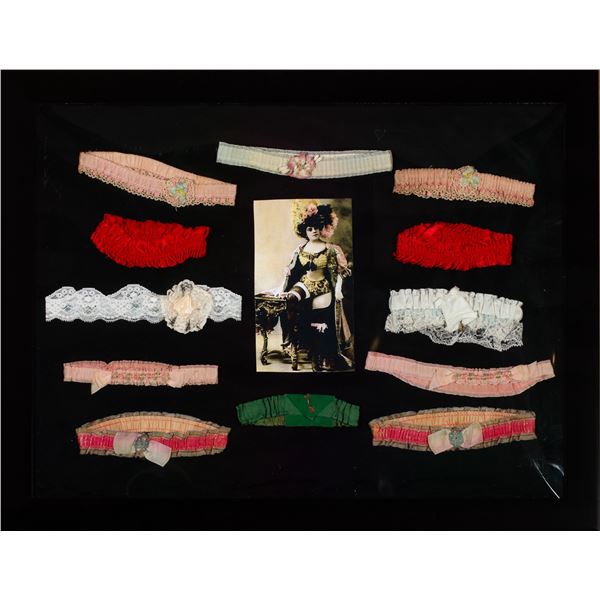 Vintage Antique Saloon Gal Photo and Garder Collection