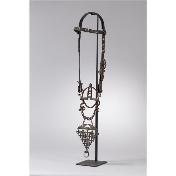 Transitional Mexican-Spanish Colonial Bridle with Native American Bit