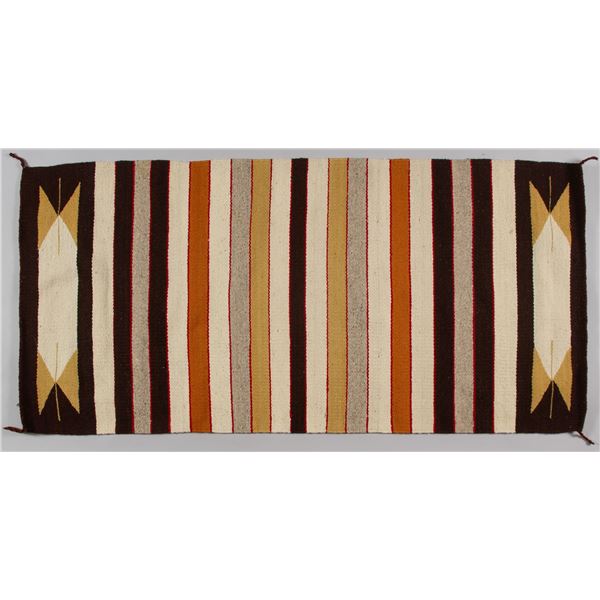 Navajo Double Saddle Blanket, Ca 1940s