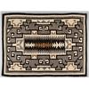 Image 1 : Vintage Navajo Toadalena / Two Grey Hills Rug , Ca. 1950s
