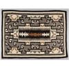 Image 3 : Vintage Navajo Toadalena / Two Grey Hills Rug , Ca. 1950s