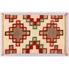 Image 1 : Handwoven Navajo Regional Rug with Interlocking Geometric Design