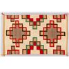 Image 3 : Handwoven Navajo Regional Rug with Interlocking Geometric Design