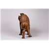 Image 2 : Vintage American Bison Hand-Carved from a single piece of Solid Wood