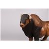 Image 5 : Vintage American Bison Hand-Carved from a single piece of Solid Wood