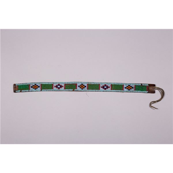 Northern Plains beaded Hat Band, 1890s