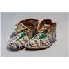 Image 2 : Two pair of Sioux Beaded Moccasins, 1880-90s