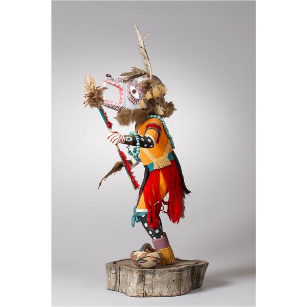 Group of Two Hopi Dancing Kachina Dolls